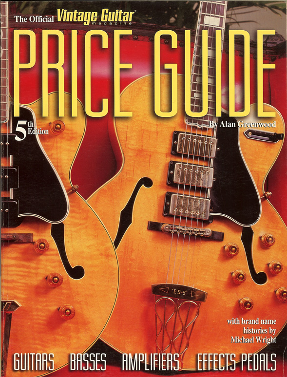 The Offical Vintage Guitar Price Guide 5th Edtion Collectable